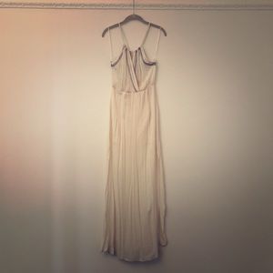 Long ivory summer dress